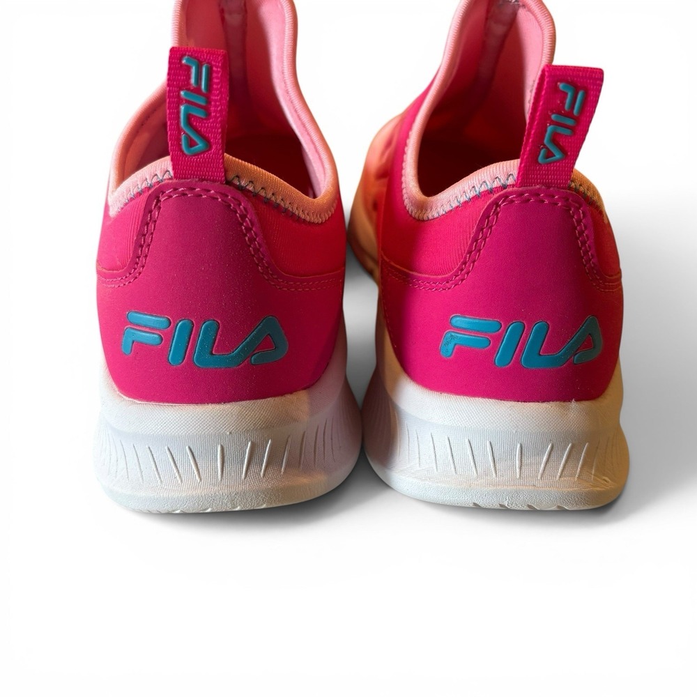 FILA Landbuzzer Ombre Big Girls Running Shoes Size 6Y Pink Slip On - Picture 5 of 10
